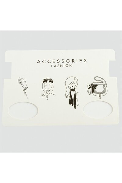 ZERO LAND Nrzsnt Scarf (233651) Necklace Card-White