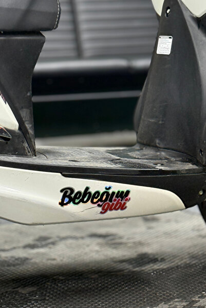 Banxtre Bebeğim Gibi Hologramlı Araba-Motor için Sticker 17Cm (1 Adet)