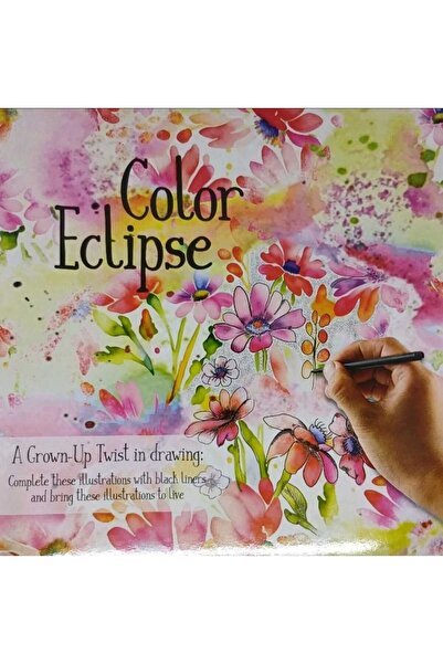 OEM Novelty anti-stress reverse coloring book in drawing for adults 24.5cm x 24.5cm 31 pages