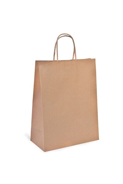 OEM Καφέ χάρτινη τσάντα δώρου 22x11x29cm