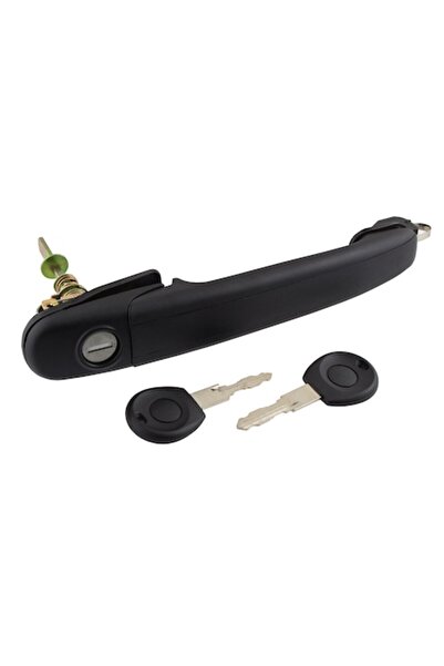 Autowag Mâner exterior ușă față, negru, compatibil cu VW Caddy II/Polo/Sharan
