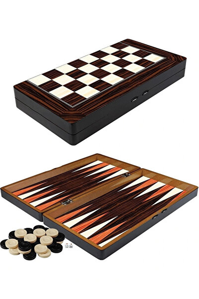 Lisinya Wooden Backgammon Set Large Size () Tygoo