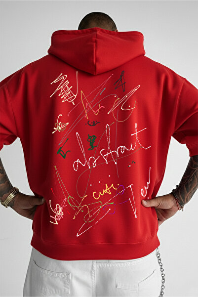 LORVEX Sa kapuljačom Hoodie Oversize kroj Unisex 100% pamuk paket SCRATCH Šta...