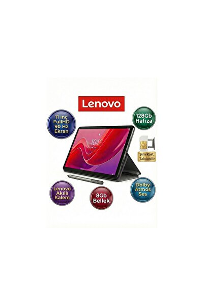 LENOVO 11 Inç 8gb Ram 128GB Sim Kartlı Tablet - Fullhd 90Hz IPS Ekran,dolby A...