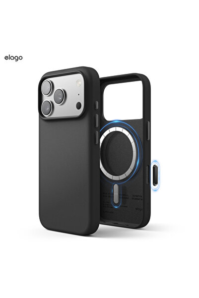 Elago iPhone 17 Pro 6.3 Hakiki Deri Kılıf – MagSafe Uyumlu Premium Koruyucu S...