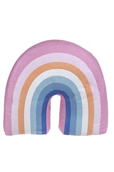 OEM Pernă decorativă în formă de curcubeu pentru camera fetei, multicoloră, 4...