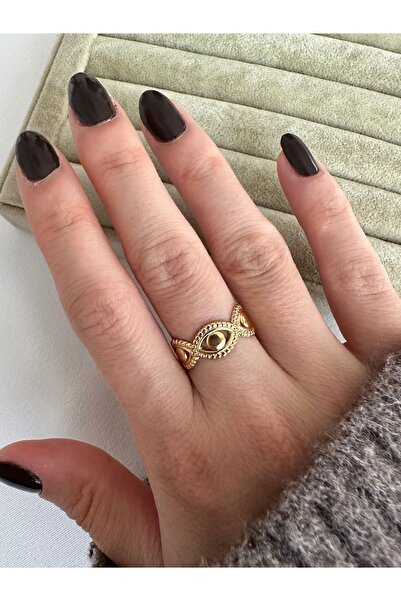 ringbox Gold Tamtur Eye Steel Ring