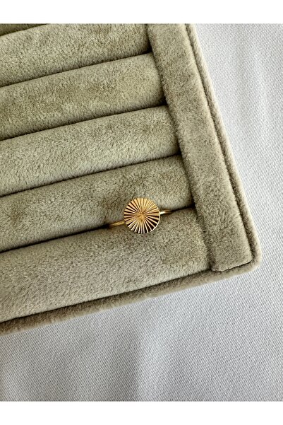 ringbox Gold Sun Steel Ring