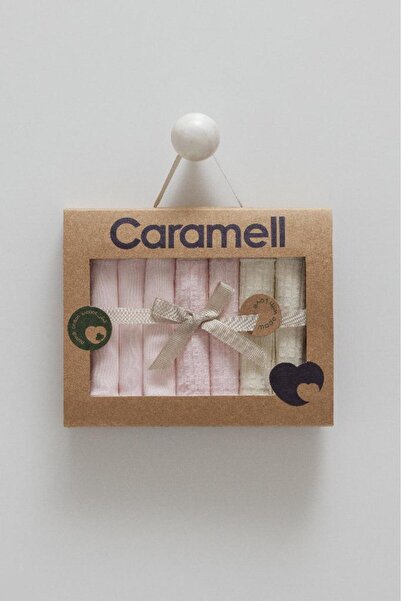 Caramell 100% Cotton Soft Color Handkerchief Crml.Mnd1597 Pink