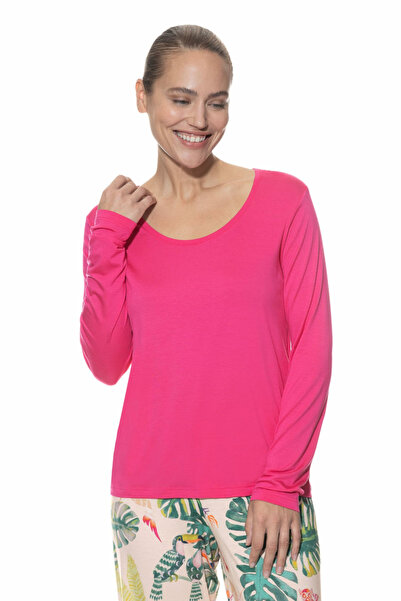 MEY Rundkragen Langarmshirt für Damen