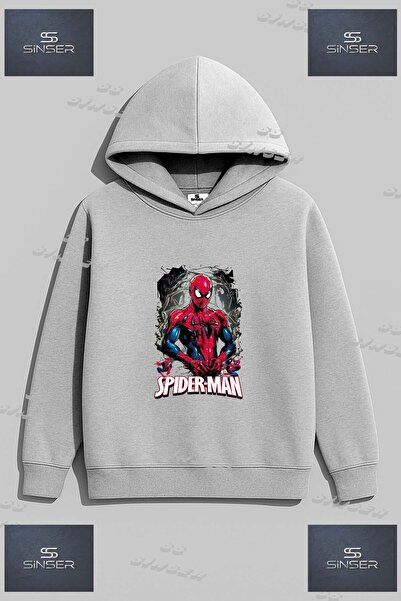 SS SİNSER Φούτερ με κουκούλα SWEAT Unisex "ORUMCEK GOVDE SIYAH TUVAL " με στάμπα