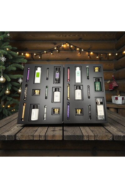 FEDERICO MAHORA Set calendar advent cu 24 piese, Federico Mahora, FM World, mostre de parfumuri de top, produse mini