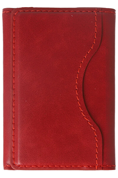 Joko Nrzsnt Tema Magsafe Leather Card Holder (00503) - Red