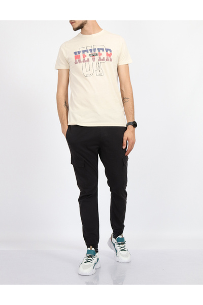 Evendi T-shirt, Cream