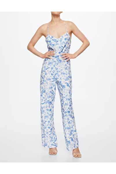 Evendi Jumpsuit, White/Blue