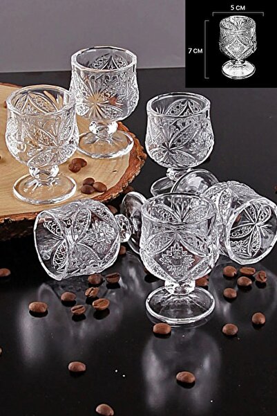 OEM Small Crystal Glass 6PCS With Stem, Elegant Design