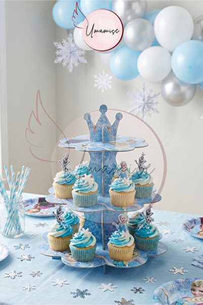 Umamiçe Frozen Elsa Cake Stand – Stylish Display Stand for Birthday and Child...