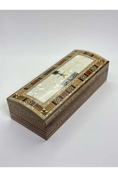 South house صندوق خشبي ملكي مرصع بالصدف الطبيعي