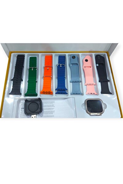 Generic Smartwatch with Android phone and seven interchangeable straps