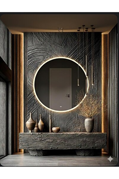 Rose Tasarım 80 CM BUHAR ÖNLECİLİ DOKUNMATİK AYNA BEYAZ LEDLİ