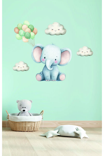 mibales Elephant Figured Wall Sticker