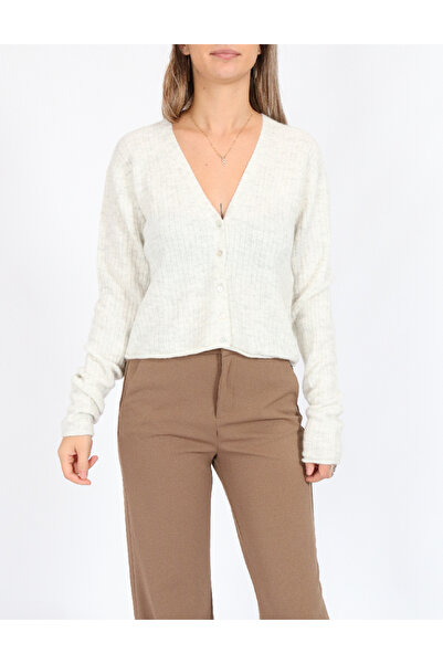 Jacqueline De Yong Cardigan, Ecru
