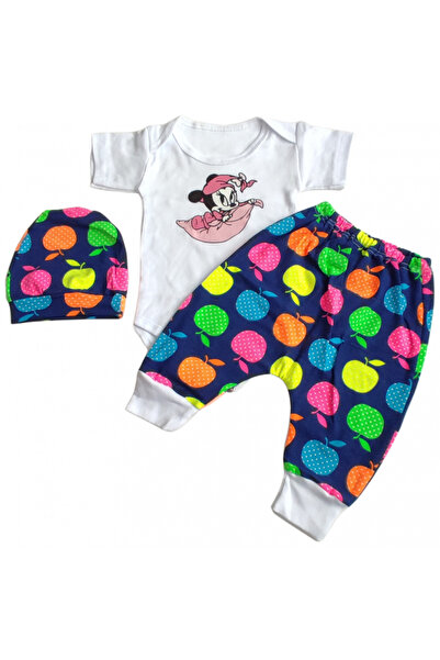 Bubu Kids Creations Ținută pentru bebeluși din 3 piese, fabricată în România