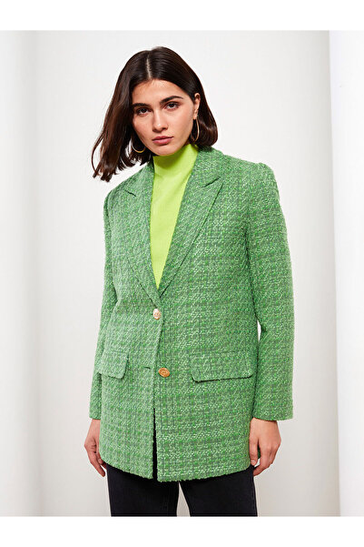 LC Waikiki Γυναικείο μακρυμάνικο μπουφάν Lcw Vision Self Pattern