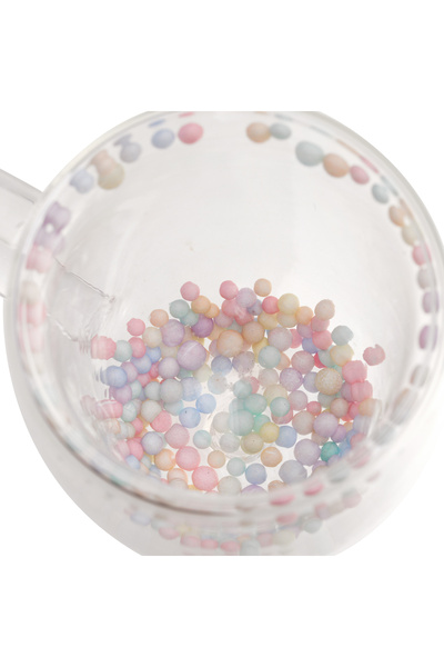 Malooki 350 ml Glass Mug with Beads