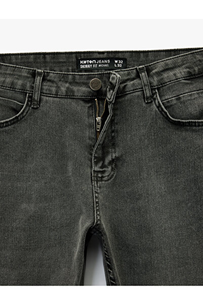 Koton Regular Waist Cotton Skinny Fit Jean Pants by Michael Jean