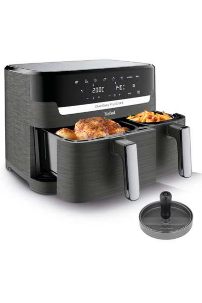 TEFAL Φριτέζα αέρα Dual Easy Fry & Grill EY905B10, γκρι
