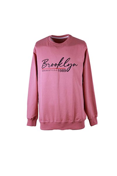 trender 2 İp 26Kl71G08004 Mercan Men's Sweatshirt Brooklyn 0 Collar