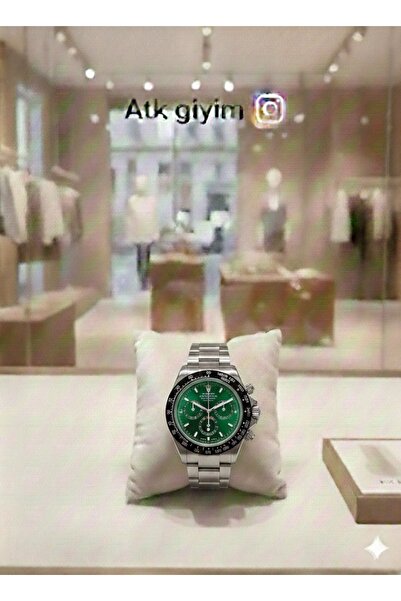 ATKGİYİM Çelik Kasa Lüks Erkek Kol Saati -paten model – Mavi/Beyaz/Lacivert K...