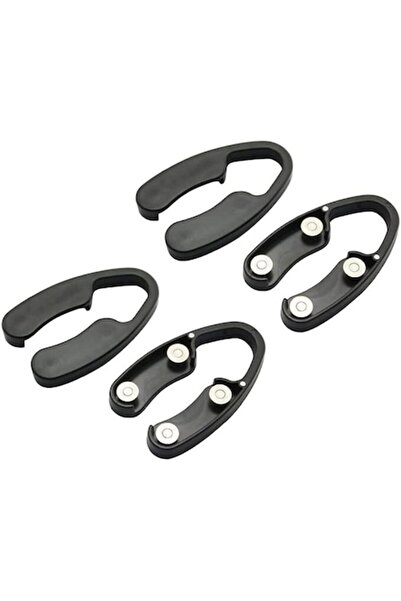 Butyeak Wine foil cutter set, 4 pieces, 7x5 cm, black