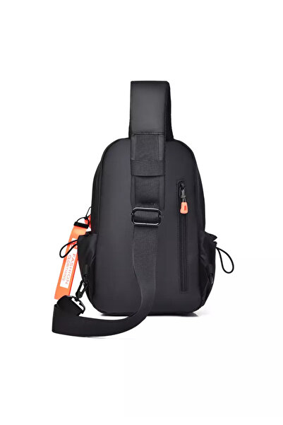 OEM Men's Backpack, Casual PU Shoulder Bag, Hiking Chest Daypack