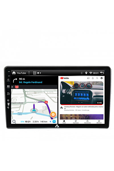 OEM Navigatie All-in-one Universala, Android 10, P-Quadcore / 2GB RAM + 32GB ROM, 9 Inch - AD-BGP10002 J
