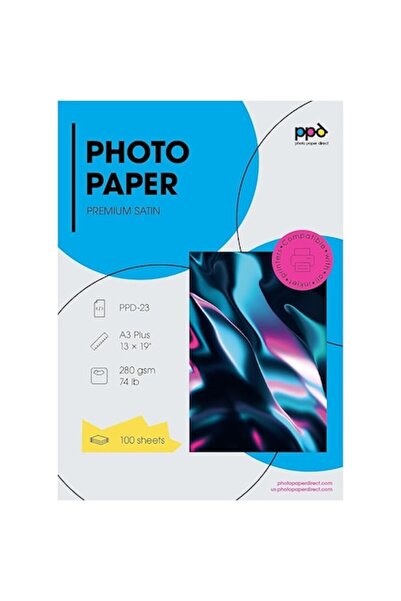 ppd Hârtie foto A3+ 100 coli, 280 g/m², Satinată