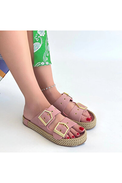 ZENGEZUR MALL Nrzsnt Inner Powder Nubuck Slippers (14535) (Size: 36)