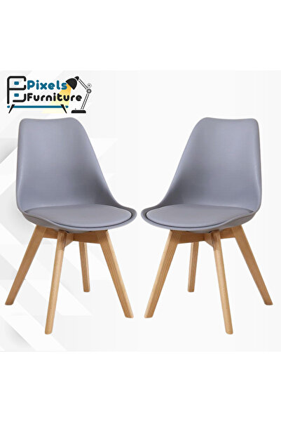 PixelsFurniture Pixel Furniture 2 Dining Table Chair Set, Practical and Versatile Chair, Living Room, Restaurant, Cafe