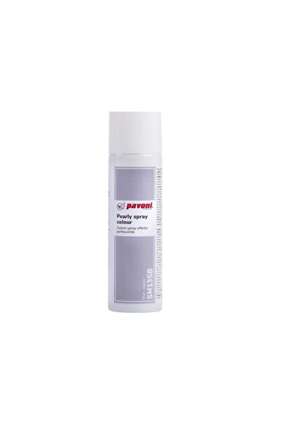 Pavoni Spray metalizat Argintiu, Colorant Alimentar, fara E171, 250 ml