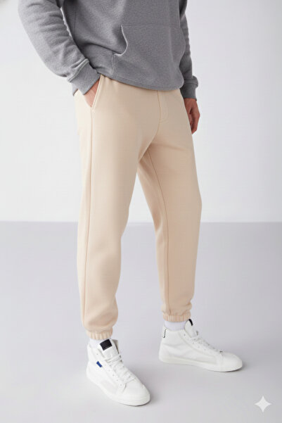 NİCE Νέα σεζόν Ανδρικά φούτερ με τρεις κλωστές, κανονική εφαρμογή, μαλακό ύφασμα, ελαστική μέση και πόδια, μαύρο φούτερ