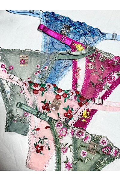 mendoza store Floral Colorful Thong Panties Set of 5