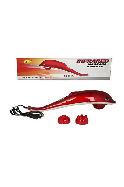 Byanes Yunus Model Titreşimli Infrared Masaj Aleti Boyun Bel Sırt Dolphin Mas...