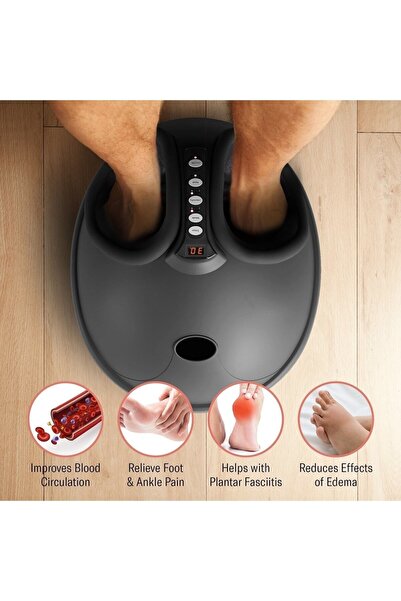 MACGON Elektrikli Ayak Masaj Aleti Masaj Cihazı Isı ile Derin Yoğurma ve Yuva...
