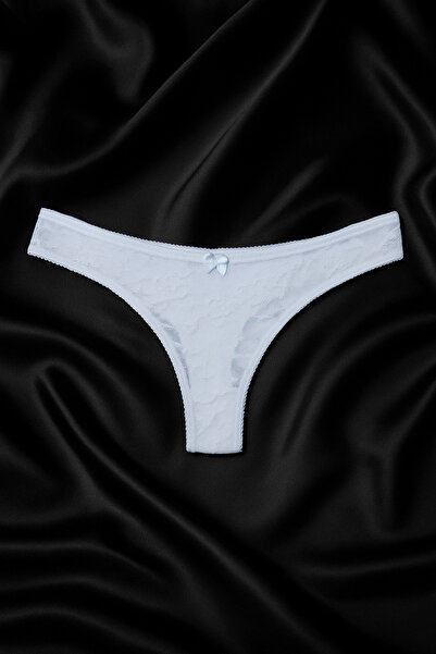 YOYYO Women's Underwear 3-Piece Set Thong Panties Lace,Cotton,Tulle Women's Laundry