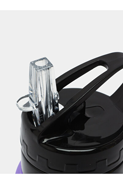 4basix Silicone Collapsible Water Bottle, 530ml, Foldable, Leak-Proof, BPA-Free (Purple)