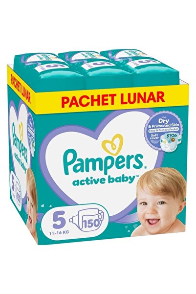 Pampers Scutece Active pentru bebeluși XXL, cutie nr. 5, unisex, 11-16 kg, 15...