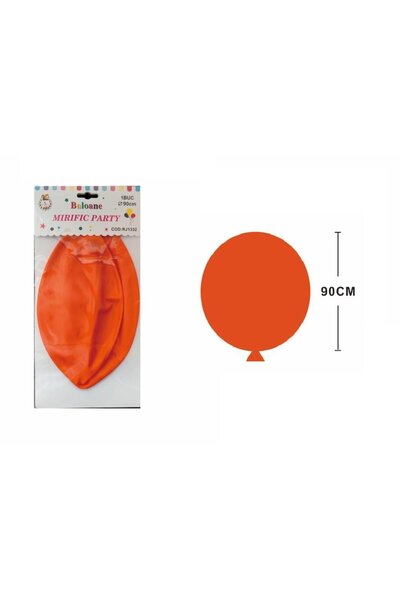 ERMA Smart Balon latex jumbo 90 cm, Portocaliu, WOW SHOP