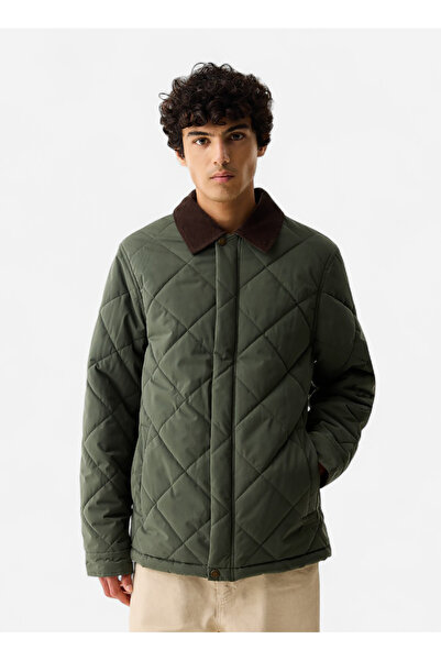 Hunter Normal Koyu Haki Erkek Ceket HARM0003252KM Ceket Koyu Haki