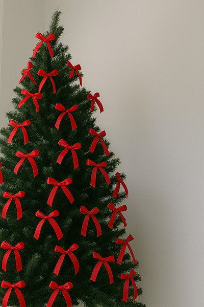 Massaltay Decorațiuni pentru bradul de Crăciun, 20 bucăți – panglică decorativă, petrecere, accesoriu pentru împachetarea cadourilor